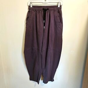 Vtg Barrel Avachi Academia Gray Peasant Capri Pants